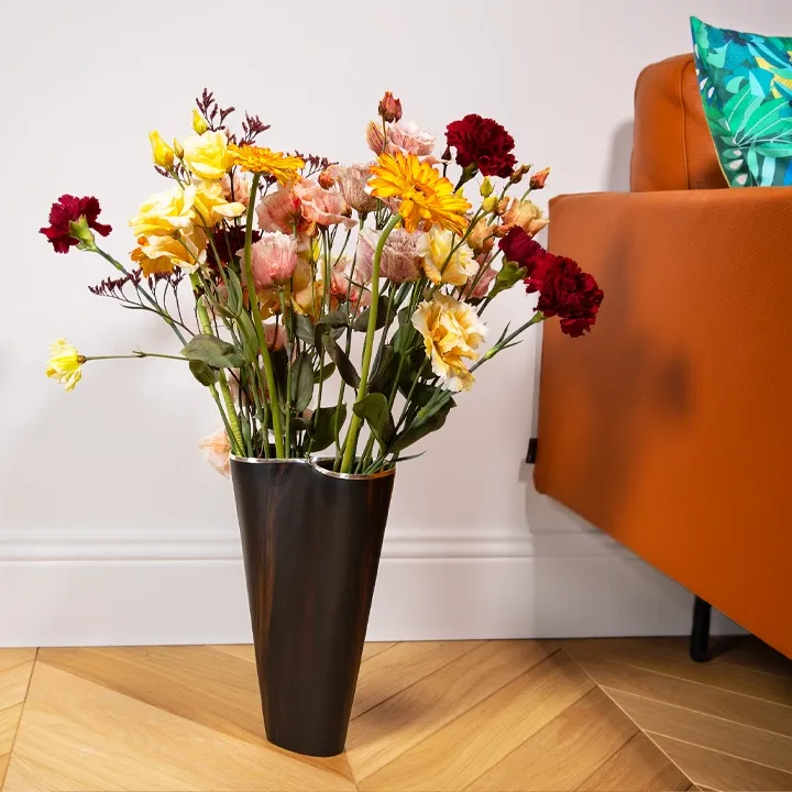 Stella handcrafted Vases, styled in an interior