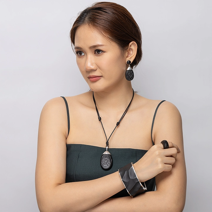 Phailin Pendant handcrafted Jewelry for women, styled in an interior