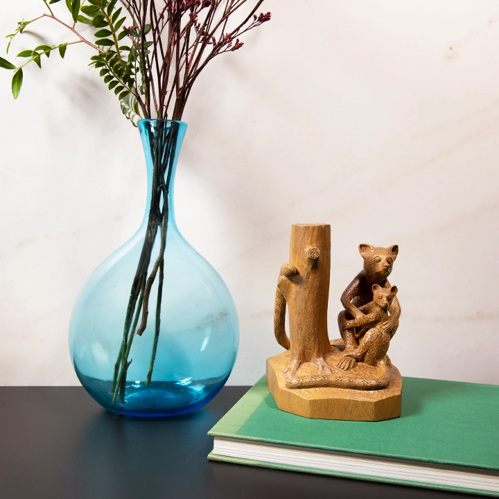 Maki Ravo handcrafted Animal Sculptures, styled in an interior