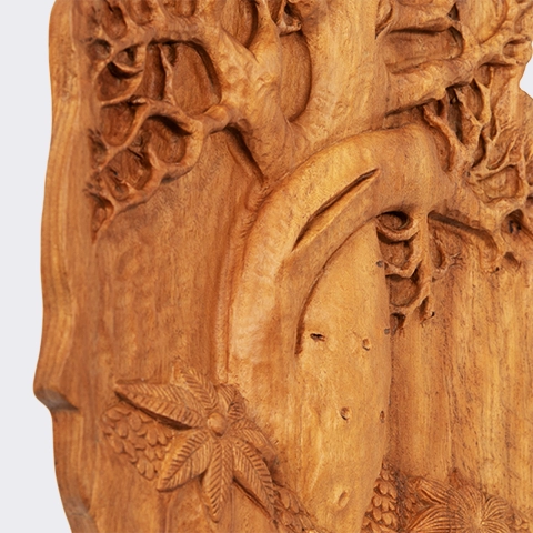 Baobab of Love handcrafted Carved Panels, detail