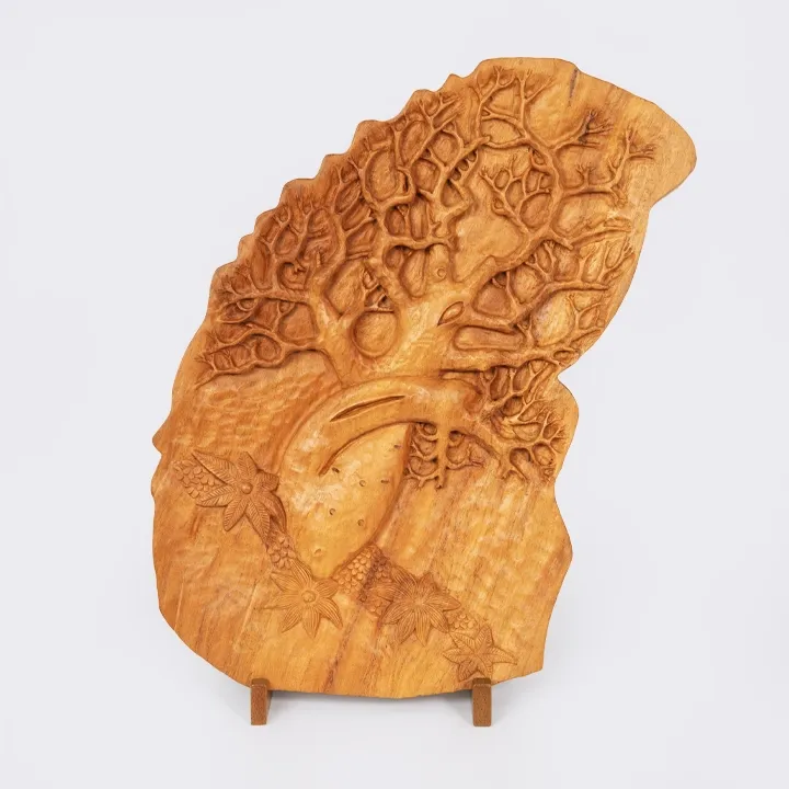 Baobab of Love handcrafted Carved Panels, detail