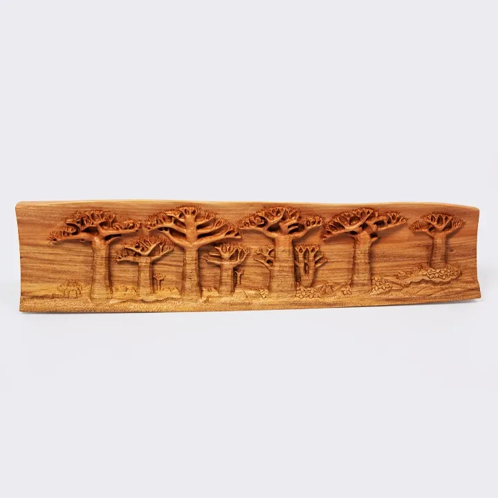 Baobab Alley handcrafted Carved Panels, detail
