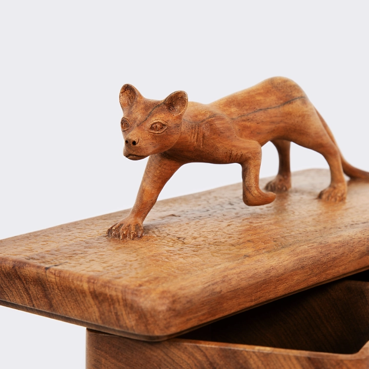 Fossa on the Box handcrafted Boxes & Jars, detail