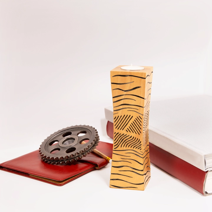 Nofy handcrafted Candle Holders, styled in an interior