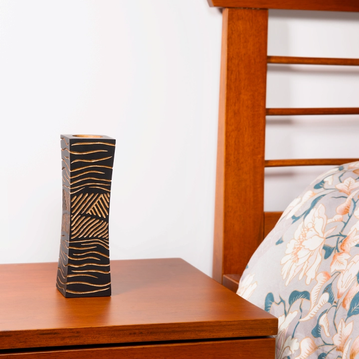 Nofy handcrafted Candle Holders, styled in an interior