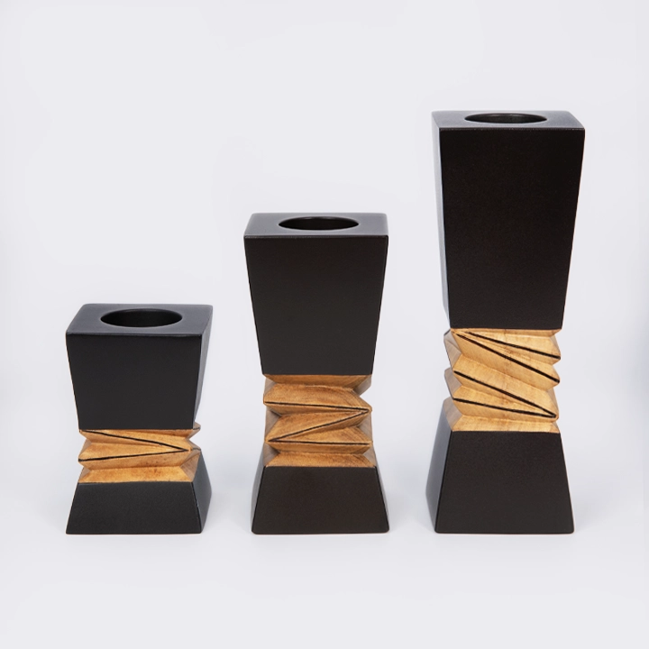 Tsara handcrafted Candle Holders, detail
