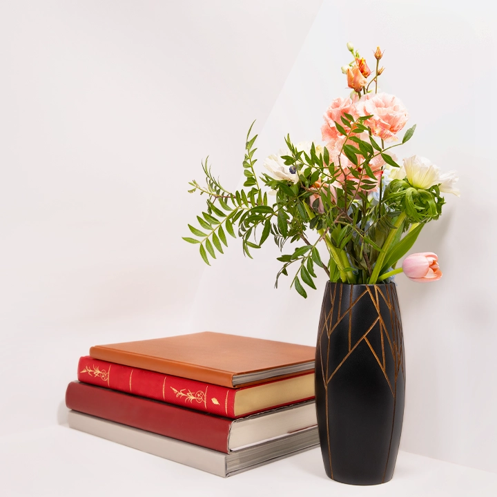 Ravaka Vases handcrafted Vases, styled in an interior