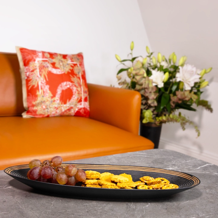 Mita handcrafted Condiment trays & trays, styled in an interior