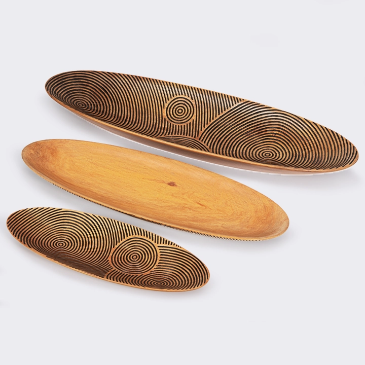 Lakana handcrafted Condiment trays & trays, detail