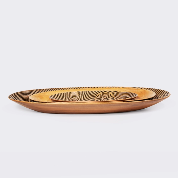 Lakana handcrafted Condiment trays & trays, detail