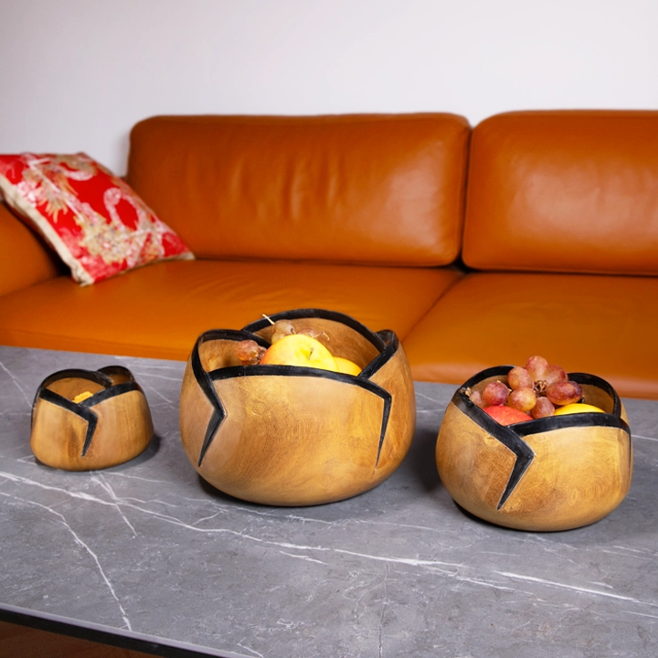 Voirana handcrafted Bowls, styled in an interior