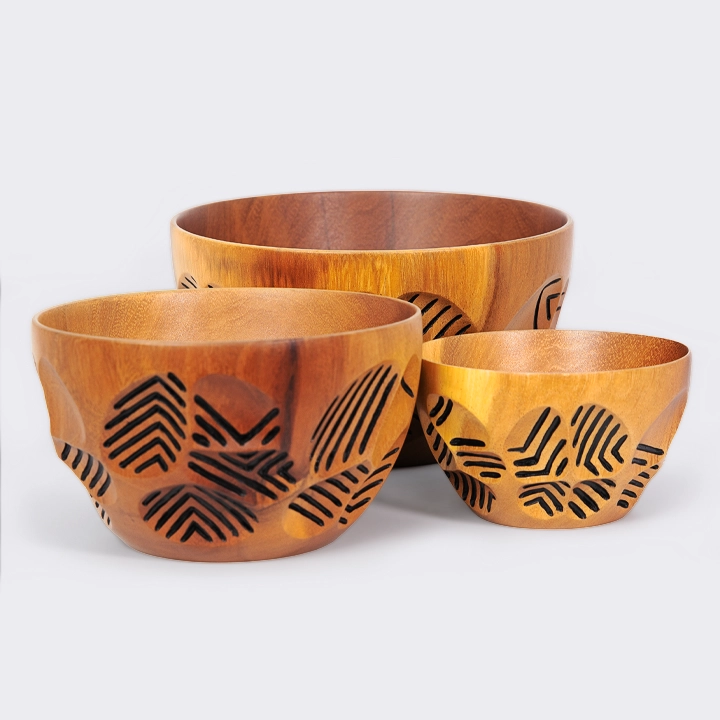 Soa handcrafted Bowls, detail