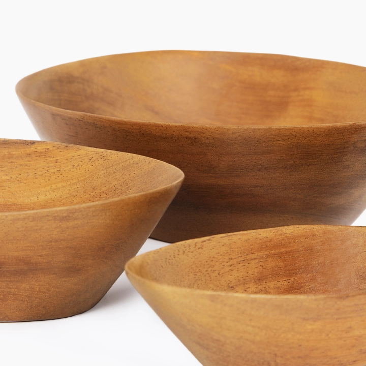 Oria - Set of 3 handcrafted Bowls, detail
