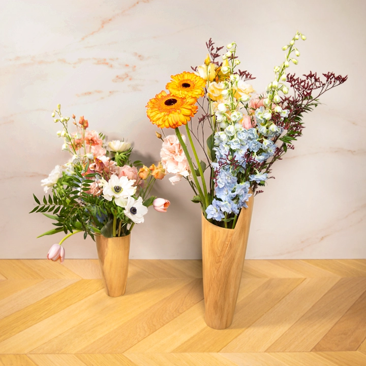 Skyscraper vase handcrafted Vases, styled in an interior