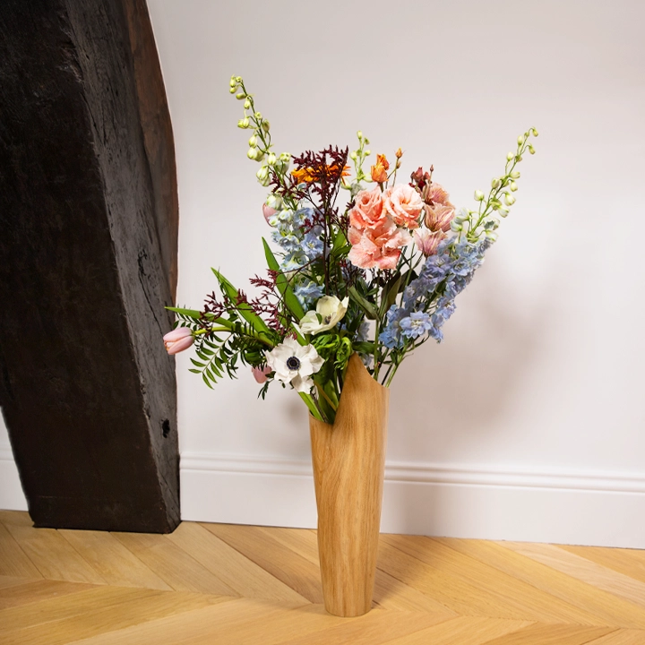 Skyscraper vase handcrafted Vases, styled in an interior