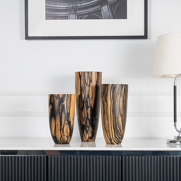 Belle handcrafted Vases, styled in an interior