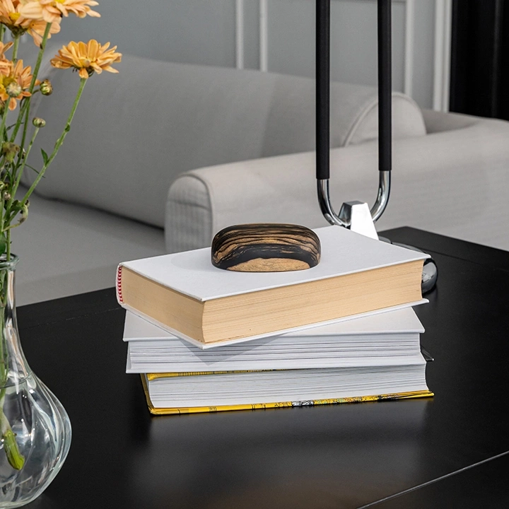 Pia handcrafted Paperweights & Stands, styled in an interior