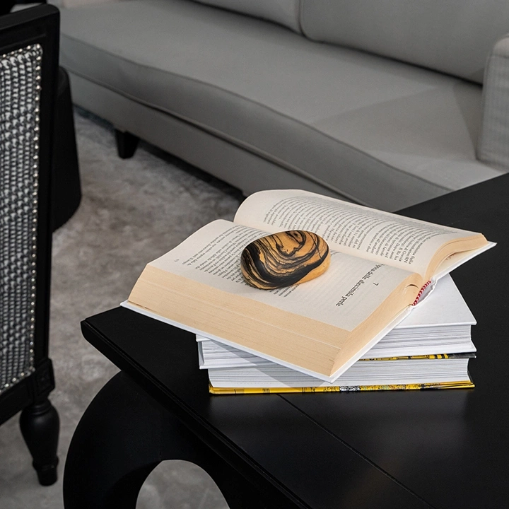 Crystal handcrafted Paperweights & Stands, styled in an interior