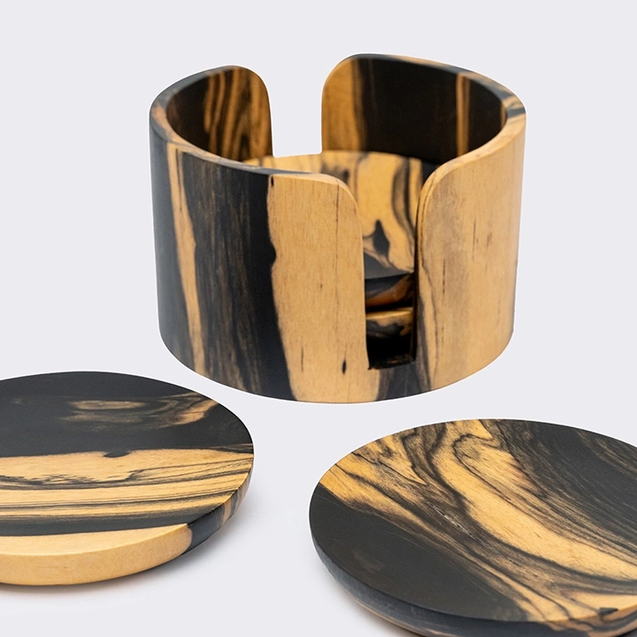 Eva handcrafted Placemats, Coasters & Wine Buckets, detail
