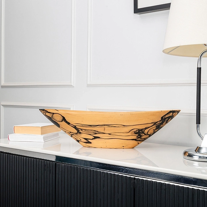 Nyla handcrafted Bowls, styled in an interior