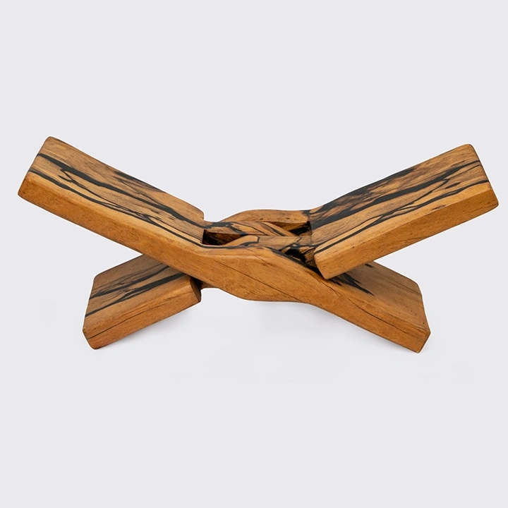 Lara handcrafted Book Stands, detail