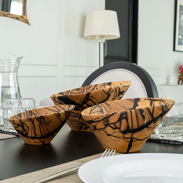 Bella Donna handcrafted Bowls, styled in an interior