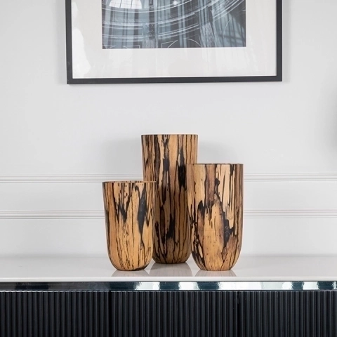 Bonita handcrafted Vases, styled in an interior