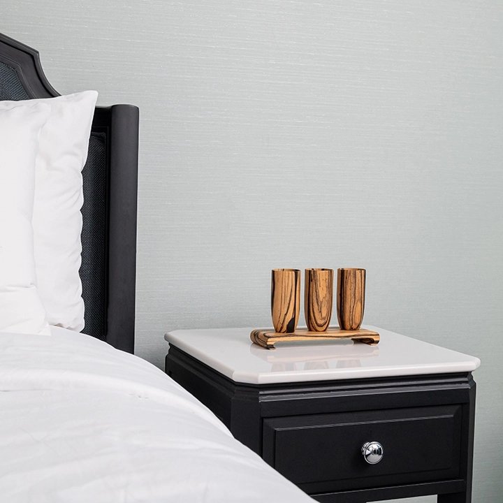 Uma handcrafted Vases, styled in an interior