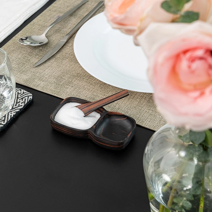 Sara handcrafted Condiment trays & trays, styled in an interior