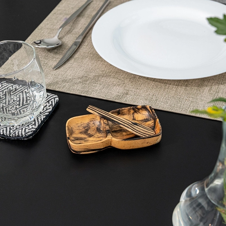 Sara handcrafted Condiment trays & trays, styled in an interior
