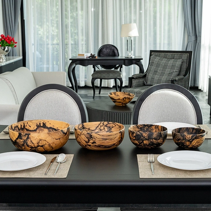 Blood Moon handcrafted Bowls, styled in an interior