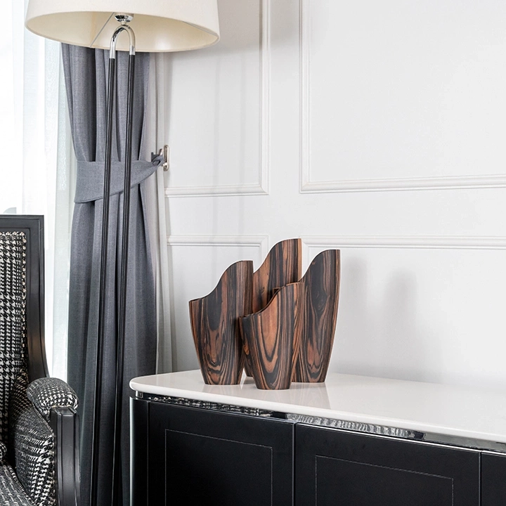 Calista handcrafted Vases, styled in an interior