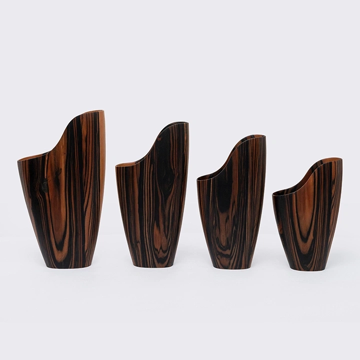 Calista handcrafted Vases, detail