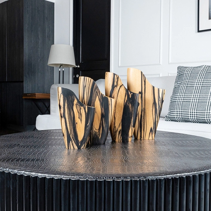 Calista handcrafted Vases, styled in an interior