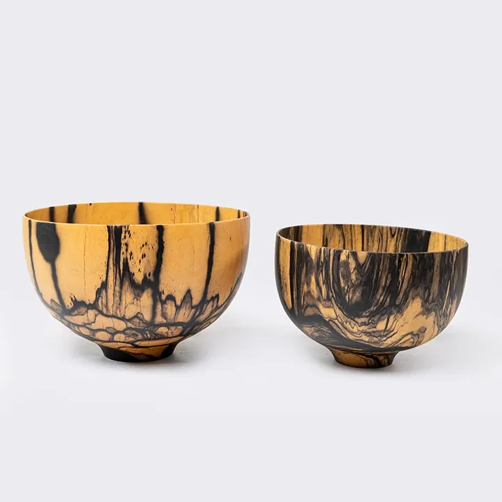 Mable handcrafted Bowls, detail