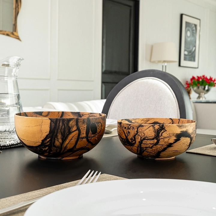 Elara handcrafted Bowls, styled in an interior