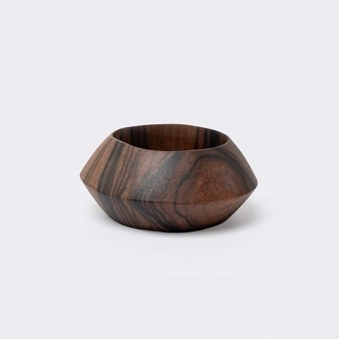 Iris handcrafted Napkin Rings, studio view