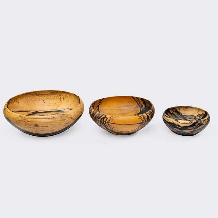 Sunburst handcrafted Bowls, detail