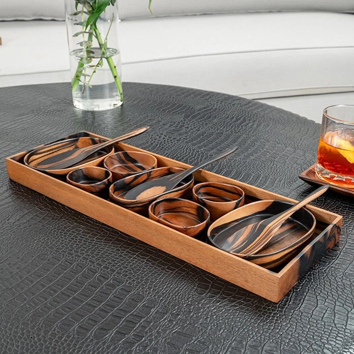 Mancala handcrafted Condiment trays & trays, styled in an interior