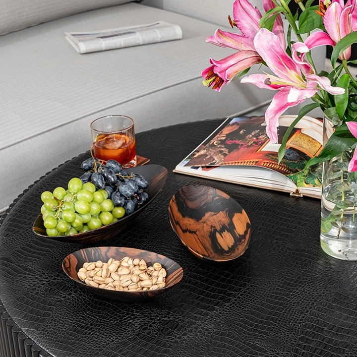 Aidan handcrafted Bowls, styled in an interior