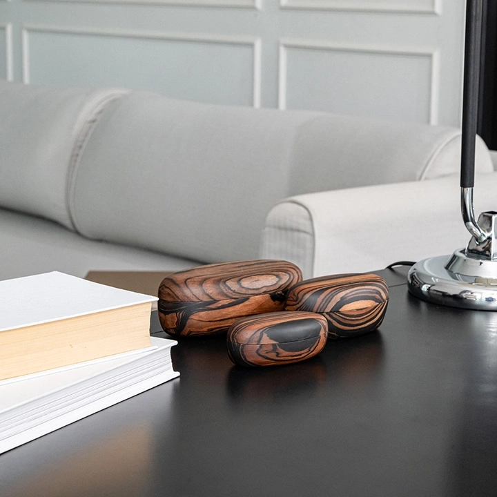Althea handcrafted Boxes & Jars, styled in an interior