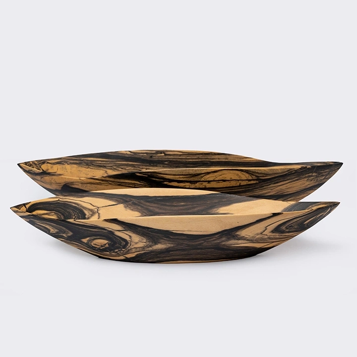 Foliage Fantasy handcrafted Bowls, detail