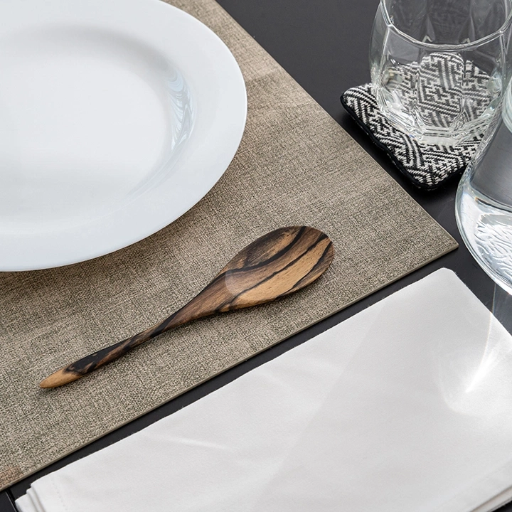 Zoe handcrafted Chopsticks, Spoons & Salad Servers, styled in an interior