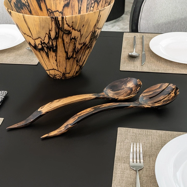 Lane Xang handcrafted Chopsticks, Spoons & Salad Servers, styled in an interior