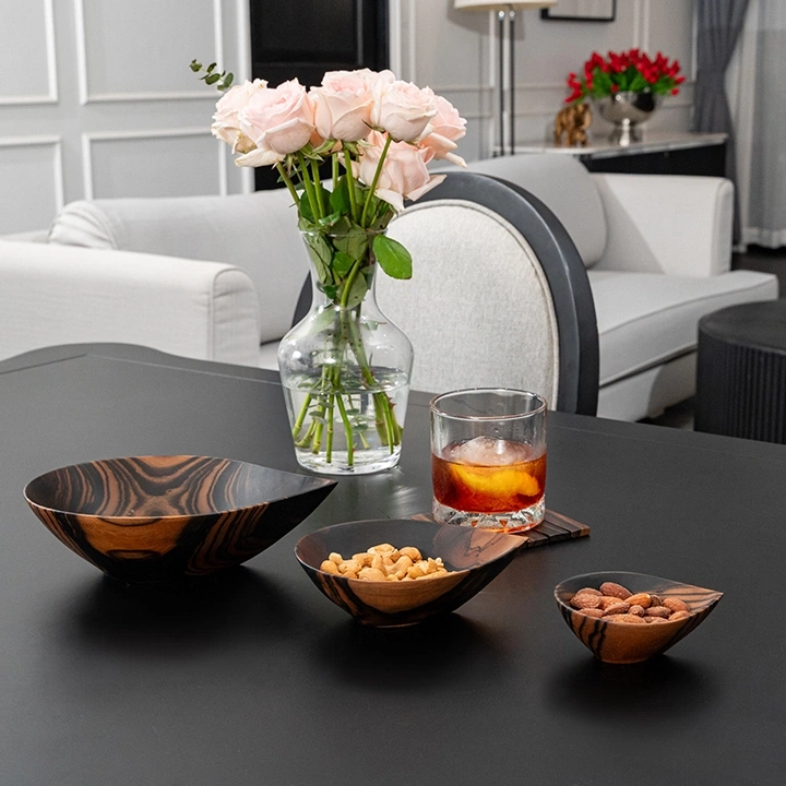 Tatiana handcrafted Bowls, styled in an interior