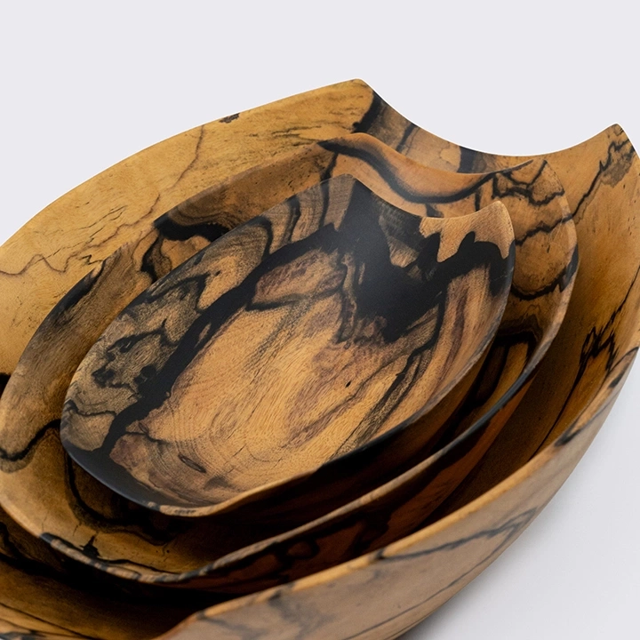 Rokkaku handcrafted Bowls, detail