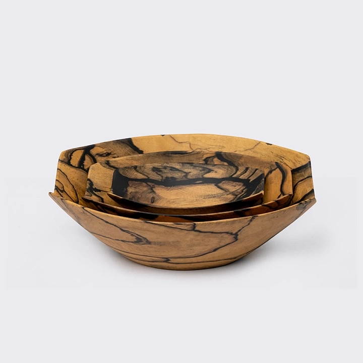 Rokkaku handcrafted Bowls, detail