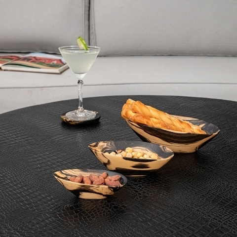 Gloria handcrafted Bowls, styled in an interior