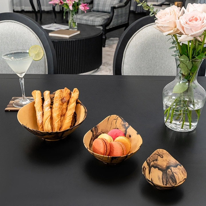 Tessa handcrafted Bowls, styled in an interior