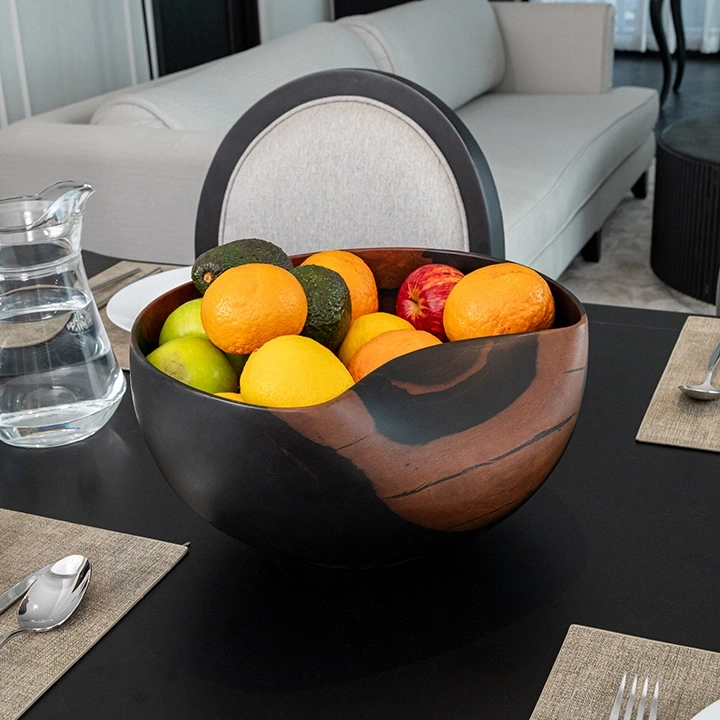Melted Sun handcrafted Bowls, styled in an interior